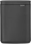 Brabantia Afvalemmer 4l Bo Staal Mineral Infinite Grey - Thumbnail 2