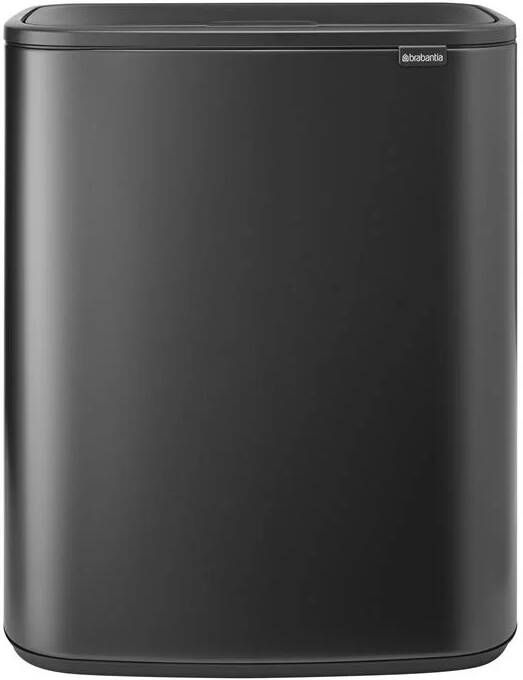 Brabantia Bo Touch Bin Afvalemmer 2 x 30 Liter Confident Grey