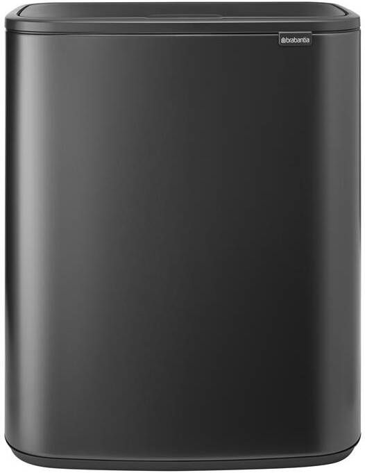 Brabantia Bo Touch Bin Afvalemmer 60 Liter Confident Grey