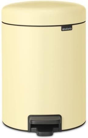 Brabantia pedaalemmer NewIcon 5 liter mellow yellow