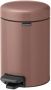 Brabantia Pedaalemmer 3l Newicon Staal Satin Taupe - Thumbnail 2