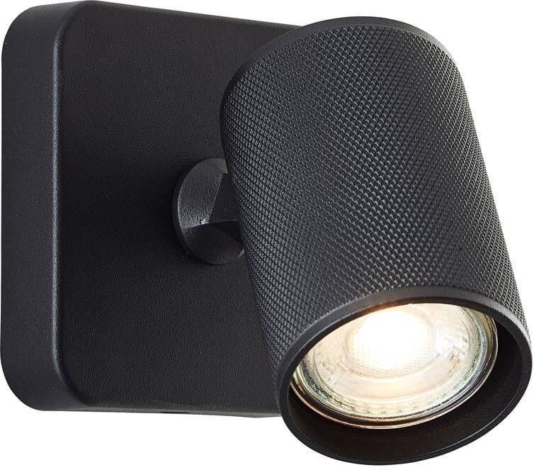 Brilliant Briljant Marty Wandlamp Zwart