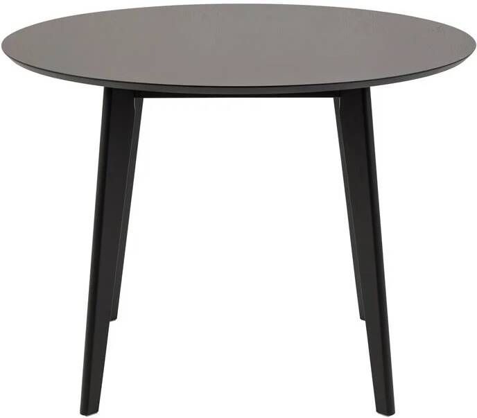 By fonQ " basic Crow Eettafel Ø 105 cm Zwart "