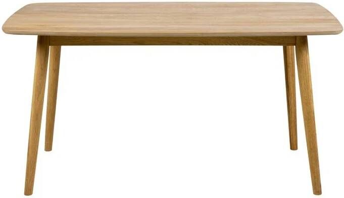 By fonQ " basic Rounded Eettafel 150 x 80 cm Eiken "