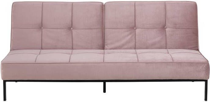 By fonQ basic Sabine Slaapbank Fluweel Dusty Pink