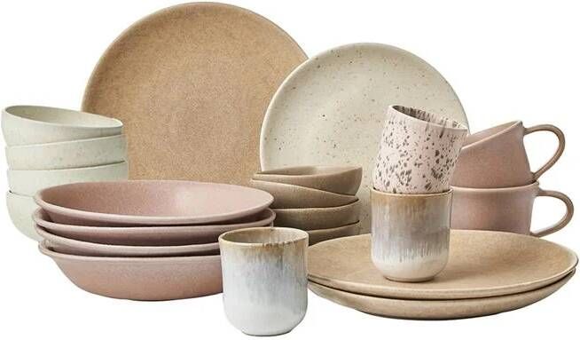 By fonQ Mixed Ceramics Serviesset 28-delig