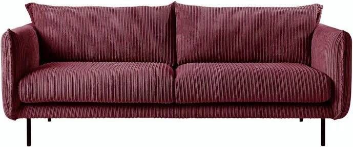 By fonQ Ribbon 3-zitsbank Bordeaux Rib