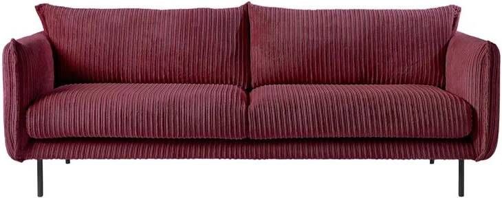 By fonQ Ribbon 4-zitsbank Burgundy Rib