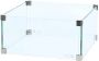 Cosi Square Glass Set M Transparant Voor brixx flow cube 70 En burner Square - Thumbnail 3