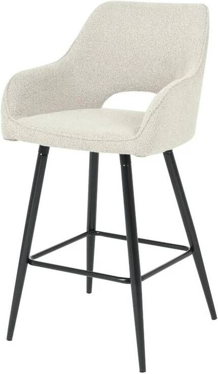 DS4U Lenon barkruk 67 cm bouclé beige
