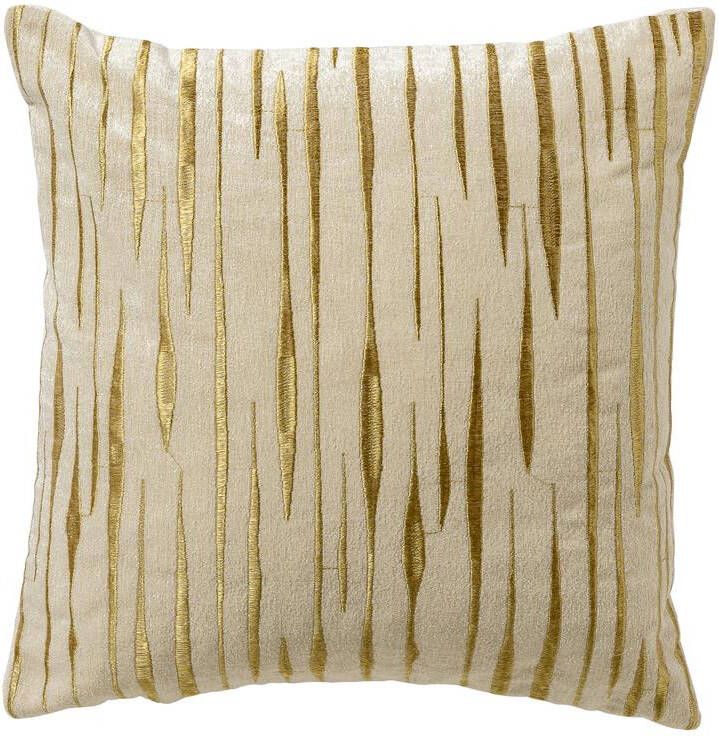 Dutch Decor Sierkussen 45x45 cm CONNOR subtiel goud accent beige