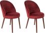 Dutchbone Eetkamerstoel Barbara Red 85 5 x 51 x 59(2 stuks ) - Thumbnail 2