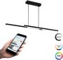 EGLO Connect.z Fraioli-Z Smart Hanglamp - 105 5 cm - Zwart Wit - Instelbaar RGB & wit licht - Dimbaar - Zigbee - Thumbnail 3