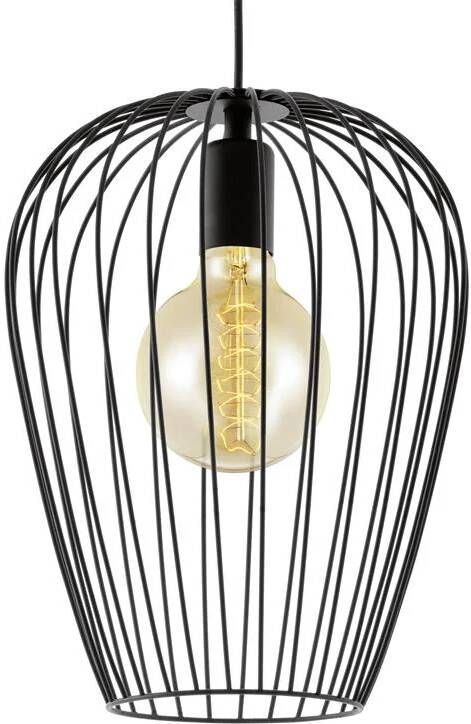 EGLO Hanglamp NEWTOWN Hanglamp staal E27 IP20 vintage eetkamerlamp lamp - Foto 7