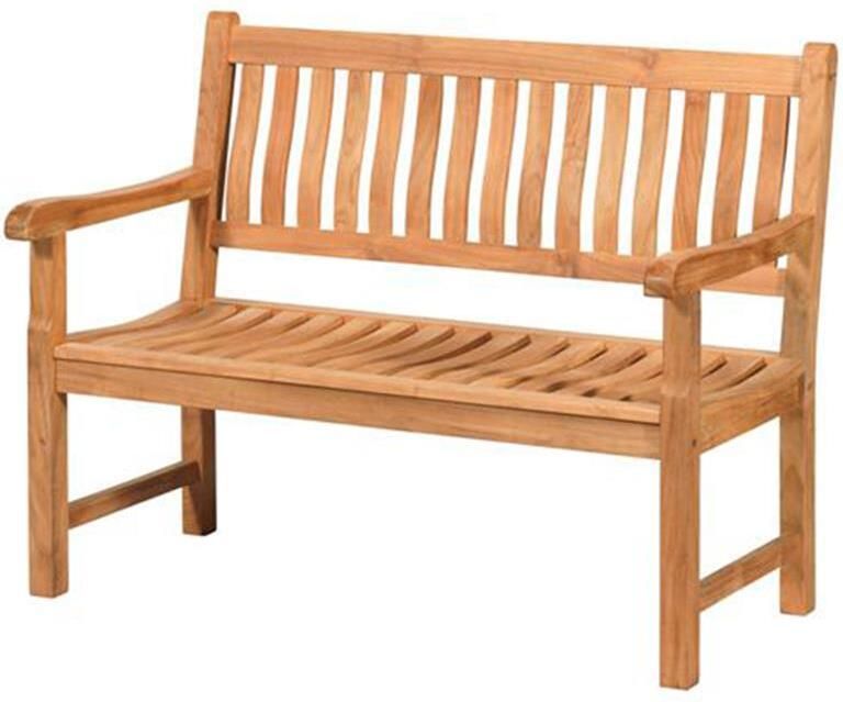 Exotan Comfort Tuinbank 2-Zits Teak Naturel 95x123x57