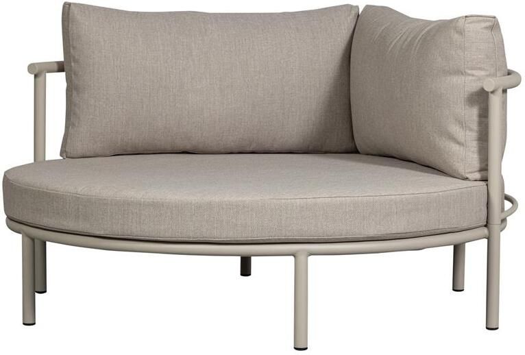 Exotan Mulberry Tuinloungebed Aluminium Zand 73x150x150