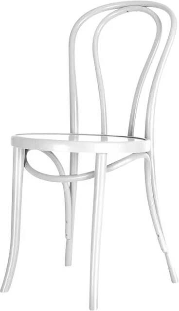 Fameg Vienna Thonet No.18 Houten Bistrostoel Wit