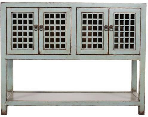 Fine Asianliving Chinese Sidetable Grijs B109xD80xH86cm Chinese Meubels Oosterse Kast