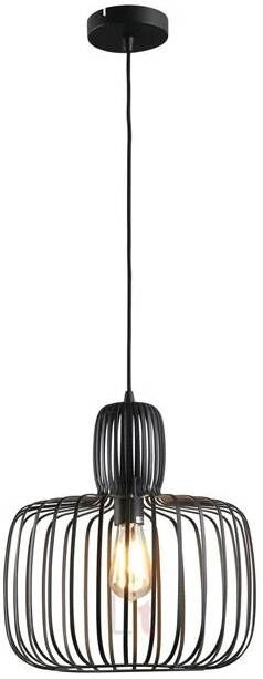 Freelight Hanglamp Costola Mat Zwart 35cm