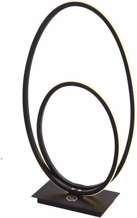 Freelight Tafellamp Ophelia Oval Led Mat Zwart 42cm