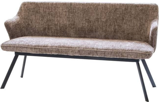 Giga Meubel Eetkamerbank Taupe Stof 160x60x88cm Taylor