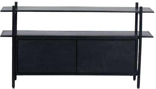 Giga Meubel Tv-Meubel Zwart Mangohout 130x38x70cm Tv-Meubel Antoni - Foto 2