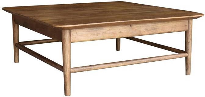 Giga Meubel Salontafel Lana Naturel Mangohout 100x100x45cm - Foto 2