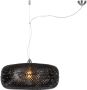 GOOD&MOJO Good & Mojo Hanglamp PALAWAN Bamboe Zwart Product Met gloeilamp: Nee - Thumbnail 1