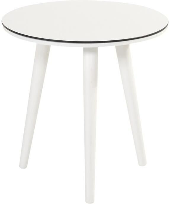 Hartman Outdoor Ronde Bijzettafel Sophie HPL 45 x 45cm Wit