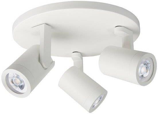 Highlight Halo Opbouwspot 3 lichts rond wit kantelbaar