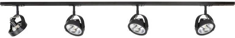 Highlight Railsysteem Trackline 150cm Zwart incl. 4 Malta Spots