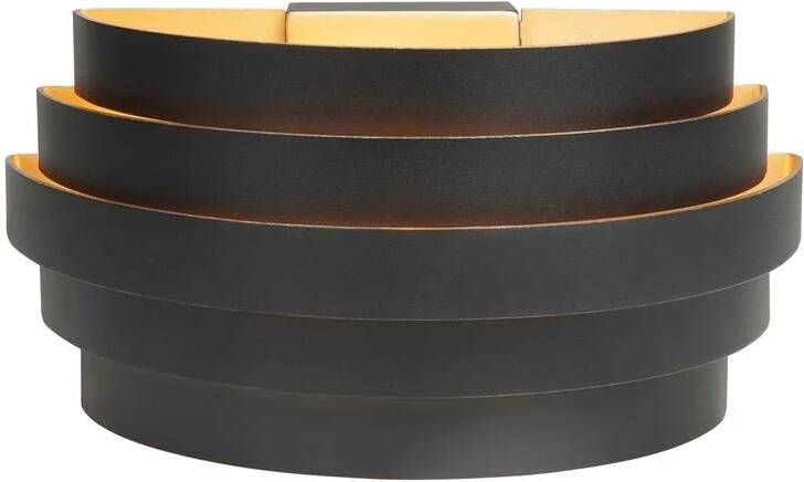 Highlight Wandlamp Scudo B 25 cm zwart goud - Foto 2