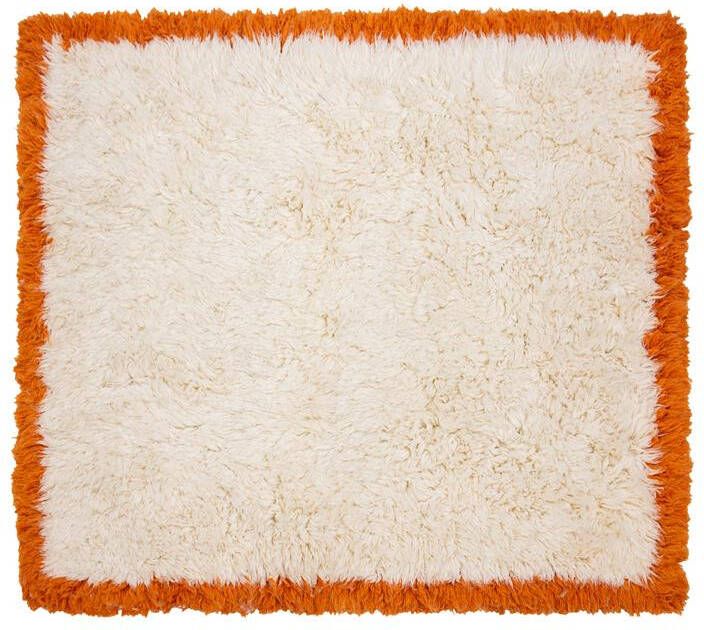 HKLIVING Vierkant Vloerkleed Fluffy Wol 250 x 250cm Retro Summers