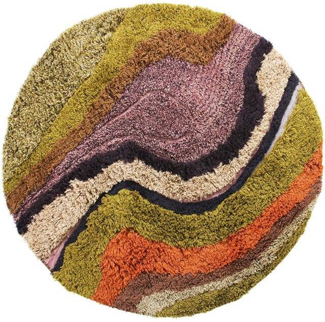 HKLIVING Rond Vloerkleed Round Wol Ø150cm Gradient
