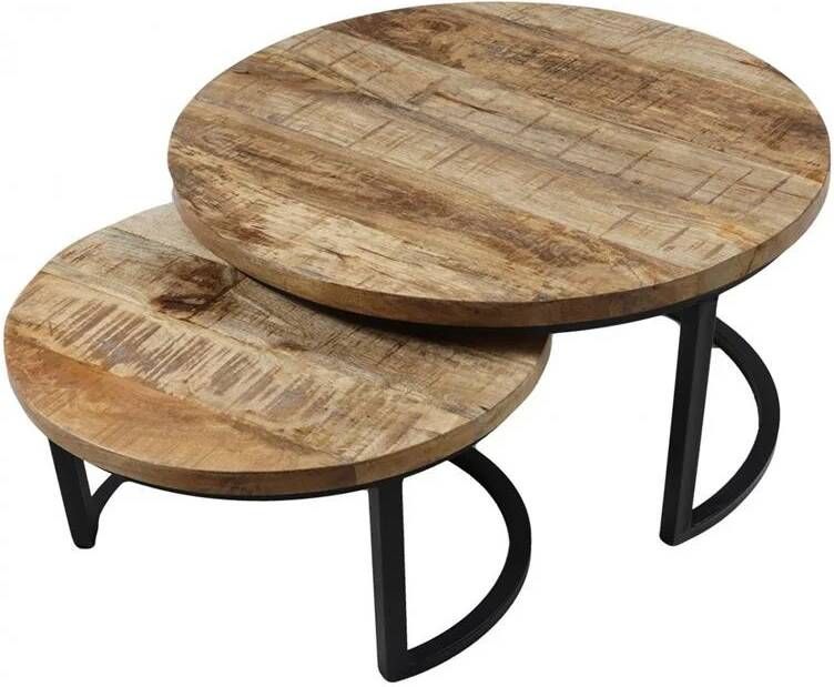 AnLi Style AnLi-Style Salontafels Balk Set of 2