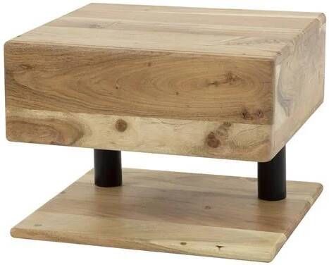 Hoyz Collection Hoyz Nachtkastje 1L Shelve Massief Acacia Naturel
