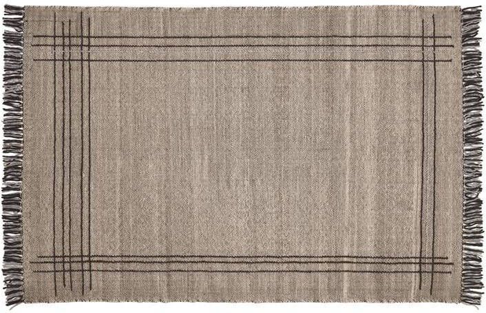 Kave Home Vloerkleed Eneo Wol 160 x 230cm Beige