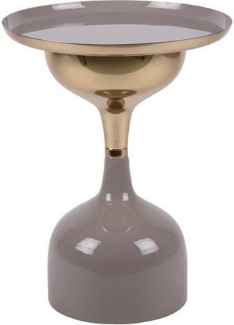 Leitmotiv Bijzettafel Ivy Grijs Ø41cm Modern