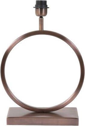 Light & Living Tafellamp Liva 37cm Antiek Koper (excl. kap)