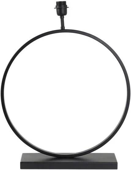 Light & Living Tafellamp Liva 59cm Mat Zwart (excl. kap)