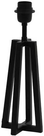 Light & Living Tafellamp Miley 31cm Mat Zwart (excl. kap)