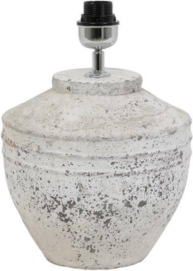 Light & Living Light&living Lampvoet Ø25x35 cm TOBA medium antiek grijs