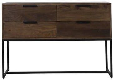 Light & Living Light&living Side table 120x40x80 cm MEAVE hout mat donker bruin - Foto 2