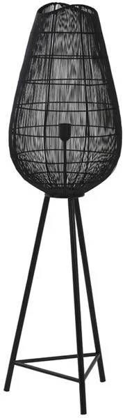 Light & Living Vloerlamp 'Yumi' 145cm hoog kleur Mat Zwart