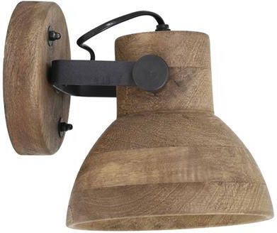 Light & Living Light and Living wandlamp bruin hout 3121284