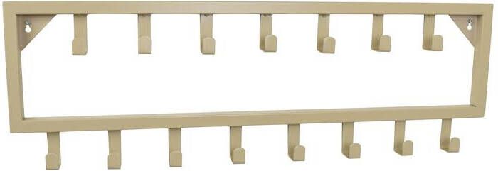 Loft42 Bono Kapstok Beige Metaal 15 haken 80x26x4