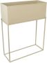 LOFT42 Flora Staande plantenbak Rechthoek Beige Metaal 55x70x20 - Thumbnail 2