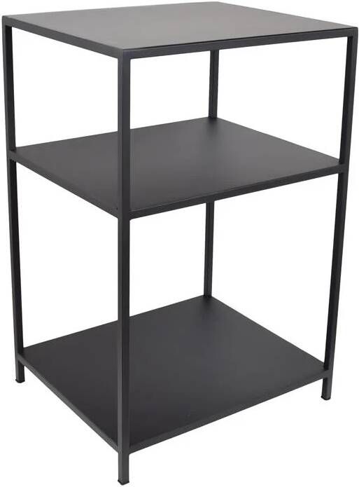 LOFT42 Metal Nachtkastje Zwart – Industrieel – 63x42x35 - Foto 2