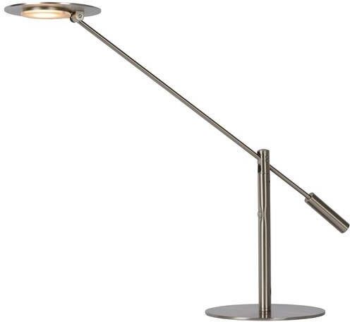 Lucide ANSELMO Bureaulamp 1xGeïntegreerde LED Mat chroom