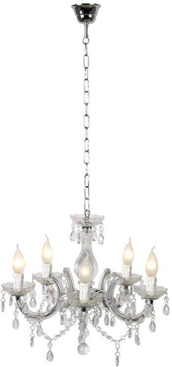 Lucide ARABESQUE Kroonluchter 5xE14 Transparant
